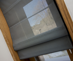 Blue Coast - roman shades